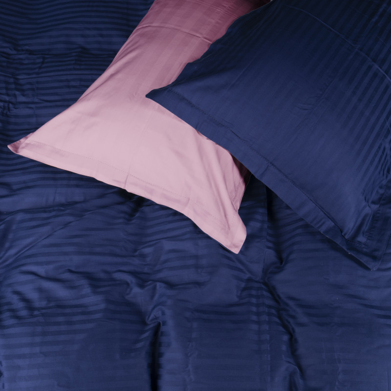 Комплект постельного белья Сатин JUNIOR Satin Stripe 30-0020 + 30-0007 Edarin - 1