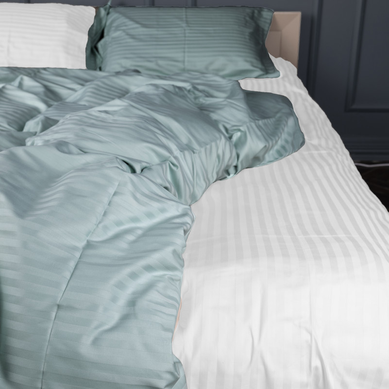 Комплект постельного белья Сатин TEENAGER Satin Stripe 30-0015 + 30-0001 Galiena - 2