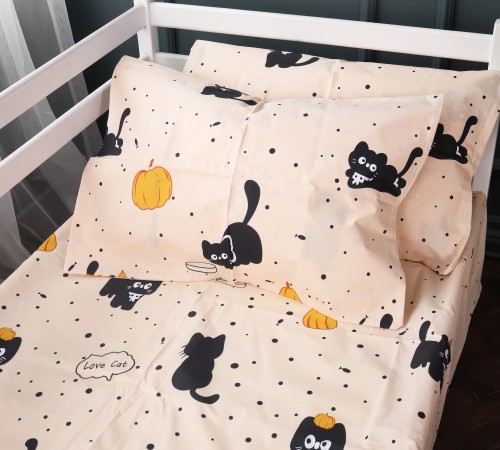 Простирадло Бязь Kids Time 17-0856 Pumpkitty