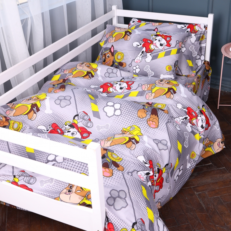 Комплект постільної білизни Ranforce Elite 17-0781 Paw Patrol gray