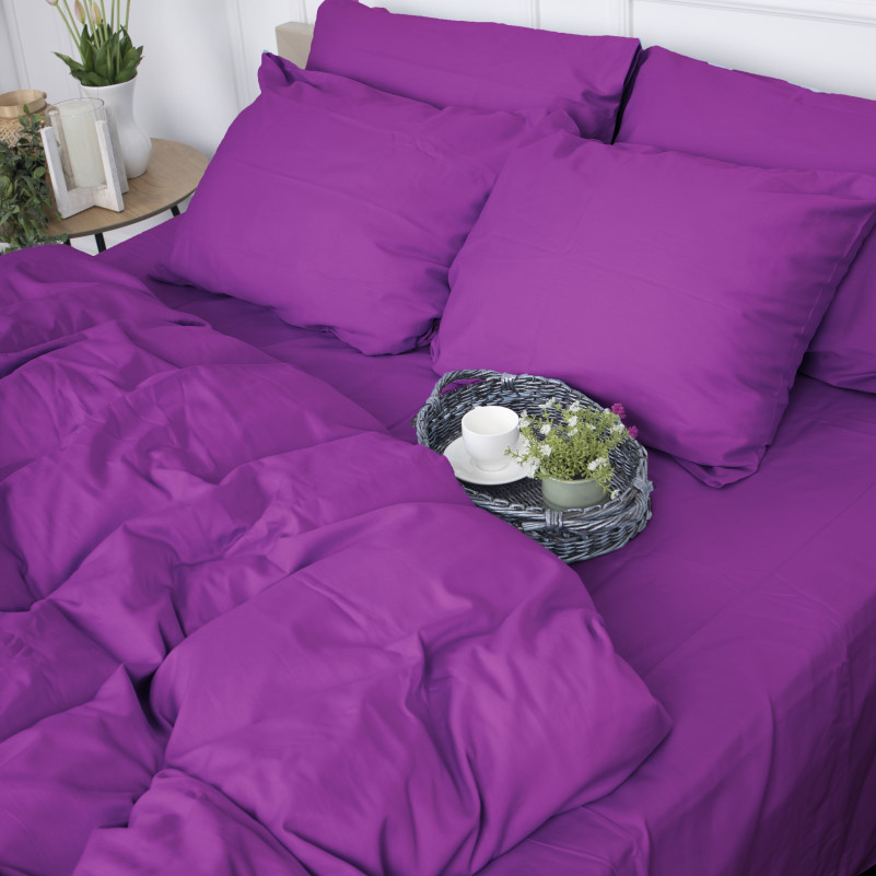 Комплект постельного белья Сатин JUNIOR 0846 Lilac - 2