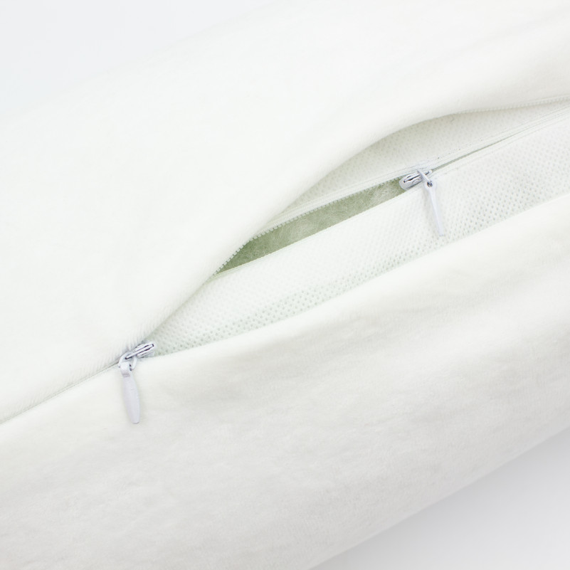 Подушка-валик №8553 Velvet Line 28-0001 White 100% Memory - 10