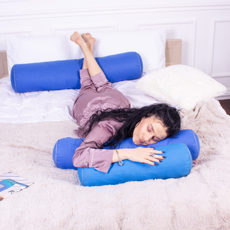 Подушка-валик №8383 Naturale Line 19-4150 Ofelia BamBoo - 9