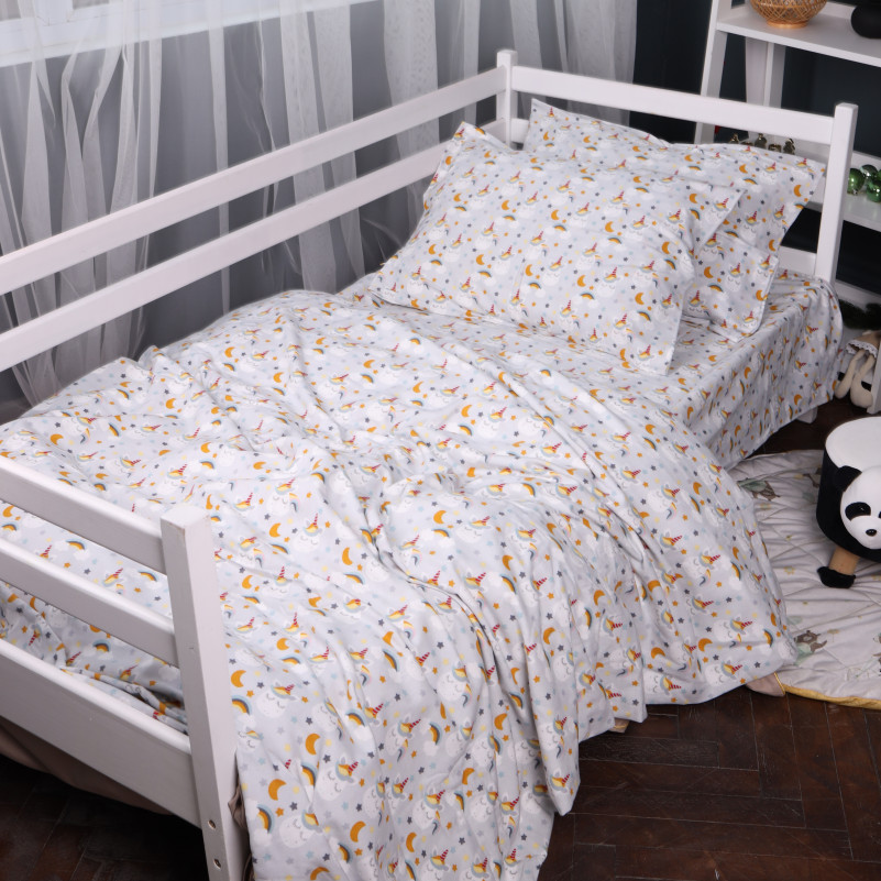 Комплект постельного белья JUNIOR Фланель 018 Unicorn