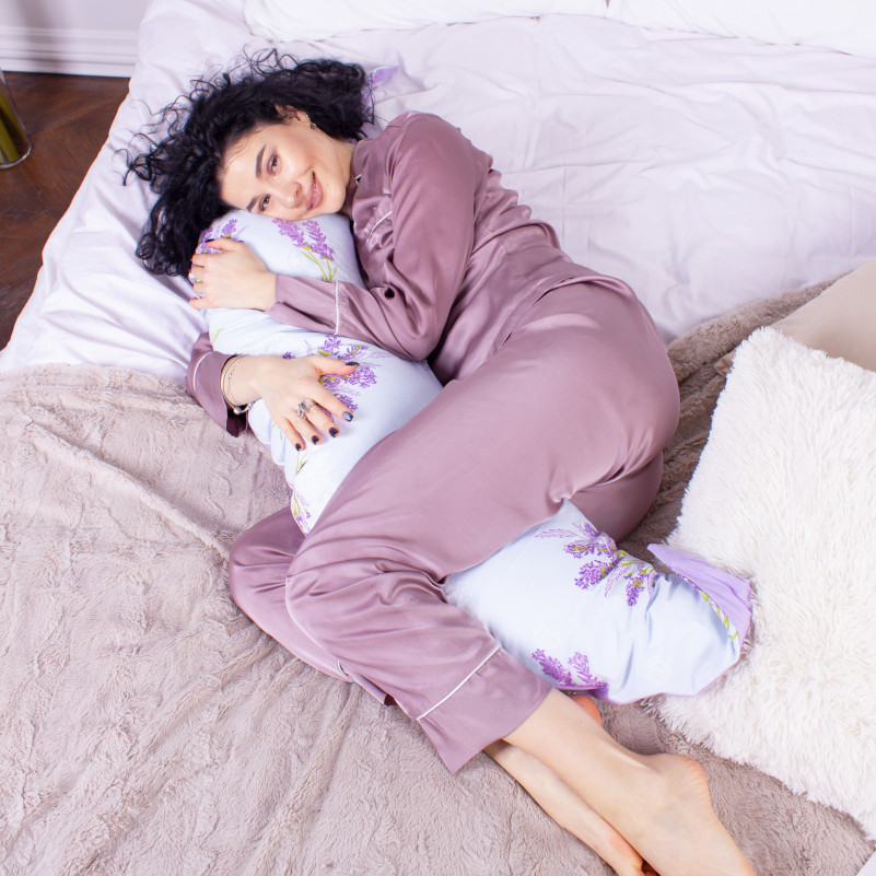 Для беременных и кормления №8641 Print Line 17-0130 Lavender sea 100% Memory - 4