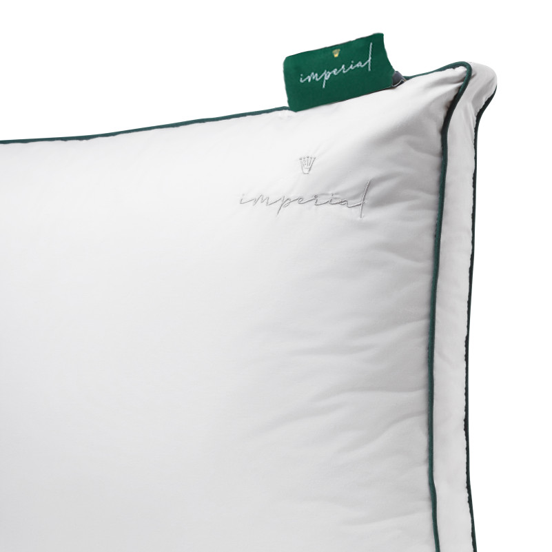 Подушка пуховая Imperial Delight (2 в 1) Memory 100% пух Imperial class мако-батист - 10