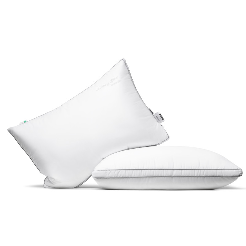 Подушка антиалергенна №570-3 "Luxury Exclusive" Eco-Soft мако-батист (висока) - 9