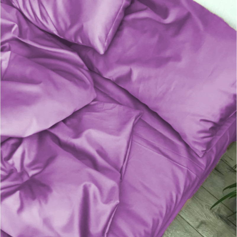 Комплект постельного белья Сатин JUNIOR Satin Light Pro 10-018 Lilac - 2
