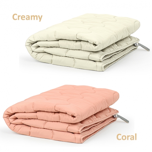 Одеяло антиалергенное BamBoo всесезонное №1644, 1736 Eco Light Creamy/Coral