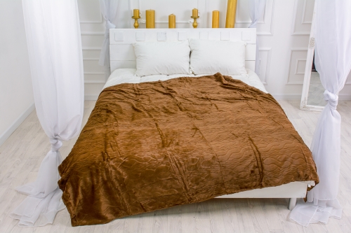 Плед №1008 Damask Brown