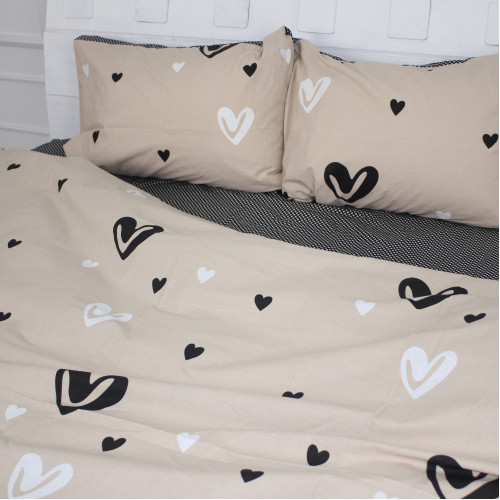 Підковдра MirSon Ranforce Elite 17-0436 Cream love