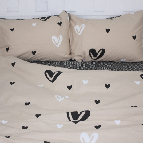 Підковдра MirSon Ranforce Elite 17-0436 Cream love - 2