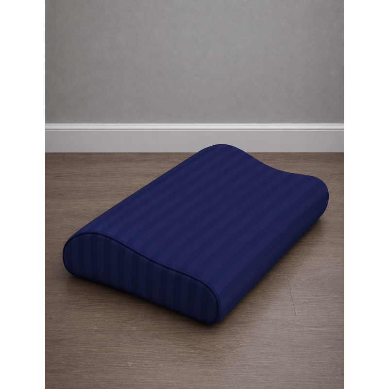 Наволочка №10029 Satin Stripe 30-0020 Smoky Blue