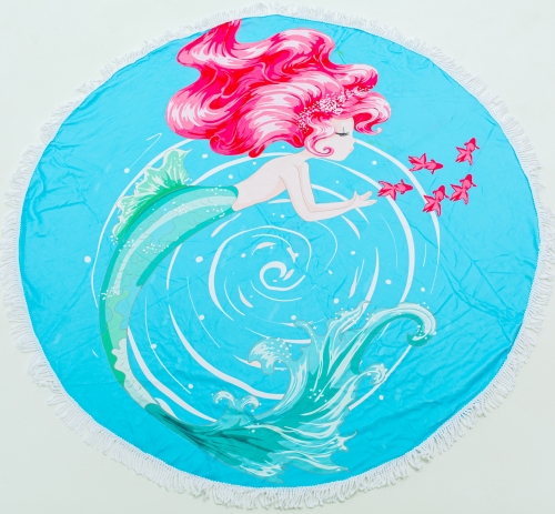 Пляжний рушник №5058 Summer Time Mermaid