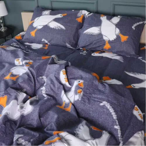 Комплект постельного белья Бязь JUNIOR 17-0662 Гусь Обнімусь