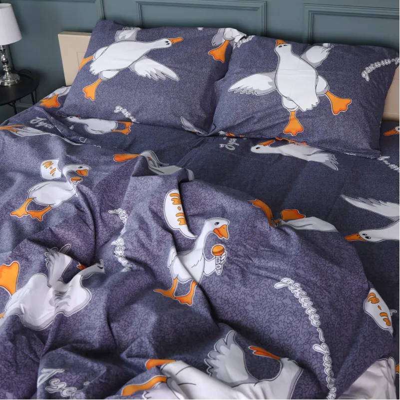 Комплект постельного белья Бязь JUNIOR 17-0662 Гусь Обнімусь