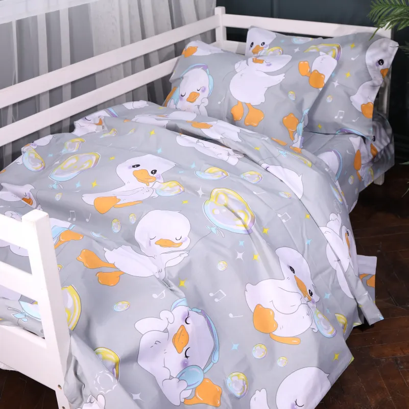 Комплект постельного белья Бязь TEENAGER 17-0896 Baby Ducks Gray