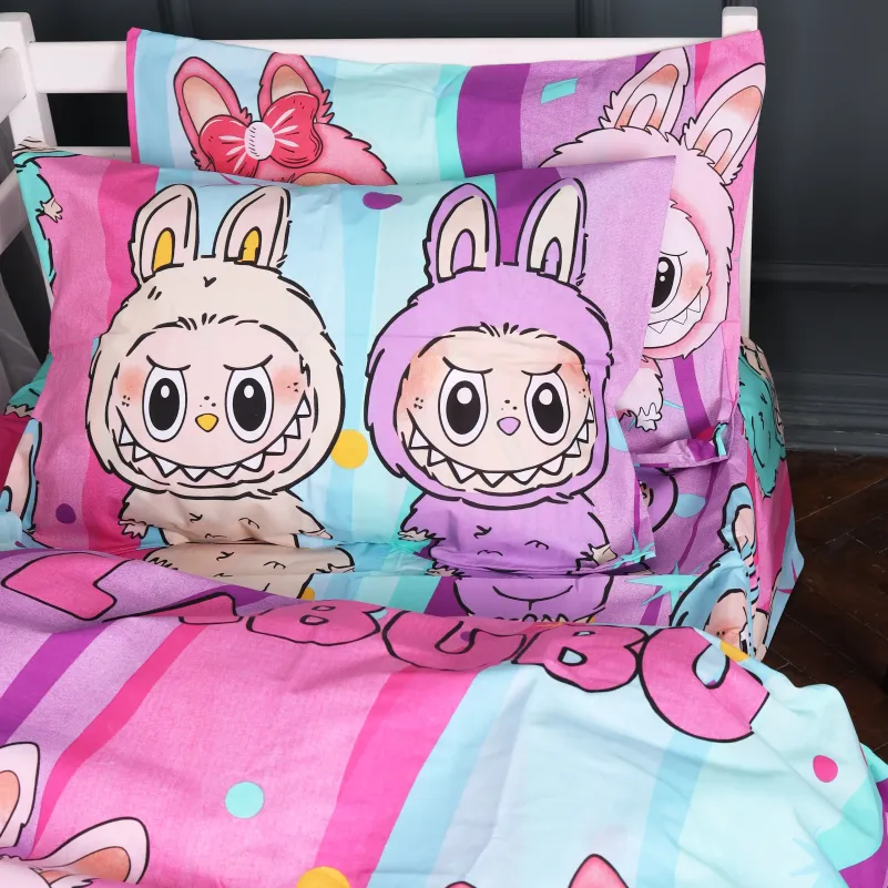 Комплект постельного белья Бязь JUNIOR 17-0882 Sweet Labubu - 5