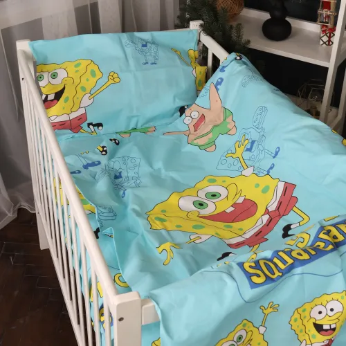 Комплект постельного белья Бязь JUNIOR 17-0689 Спанч Боб