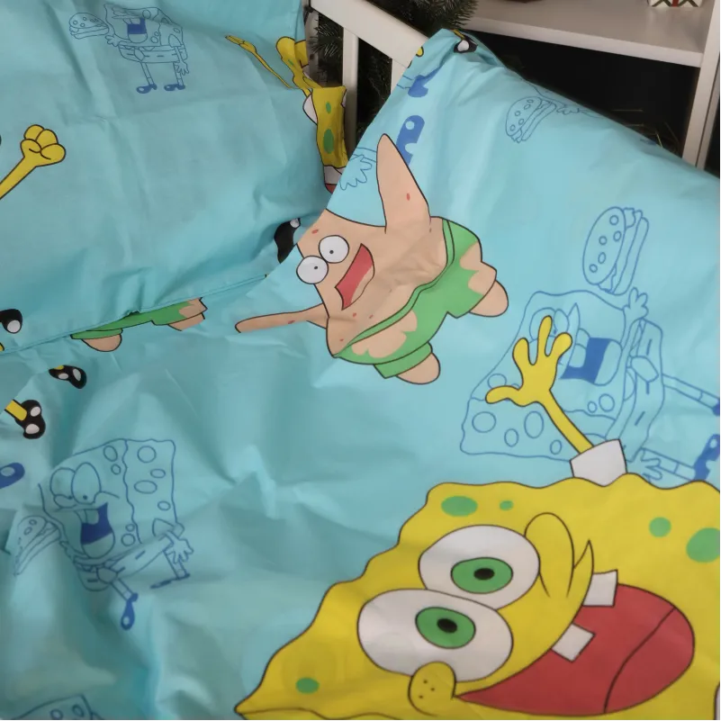 Комплект постельного белья Бязь JUNIOR 17-0689 Спанч Боб - 4