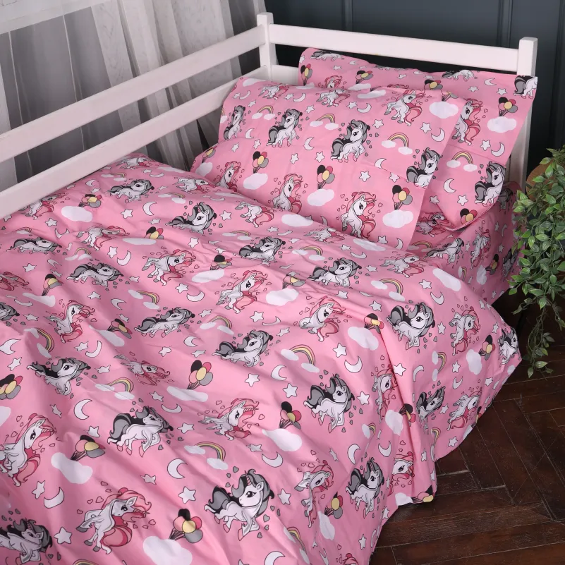 Комплект постельного белья Бязь TEENAGER 17-0874 Cute Unicorn