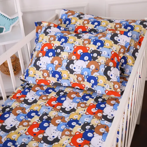 Комплект постельного белья Ranforce Elite JUNIOR 20-0032 Colored bears - 2