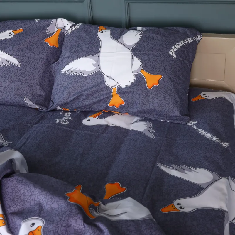 Комплект постельного белья Бязь JUNIOR 17-0662 Гусь Обнімусь - 1