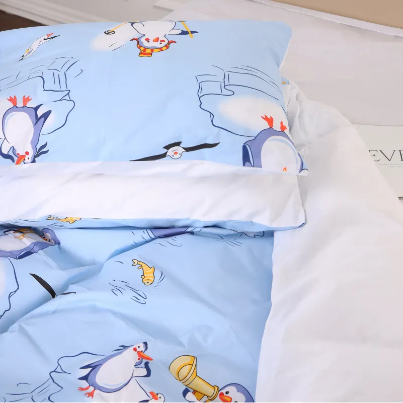 Комплект постельного белья  Бязь JUNIOR 17-0619 Funny penguins - 2