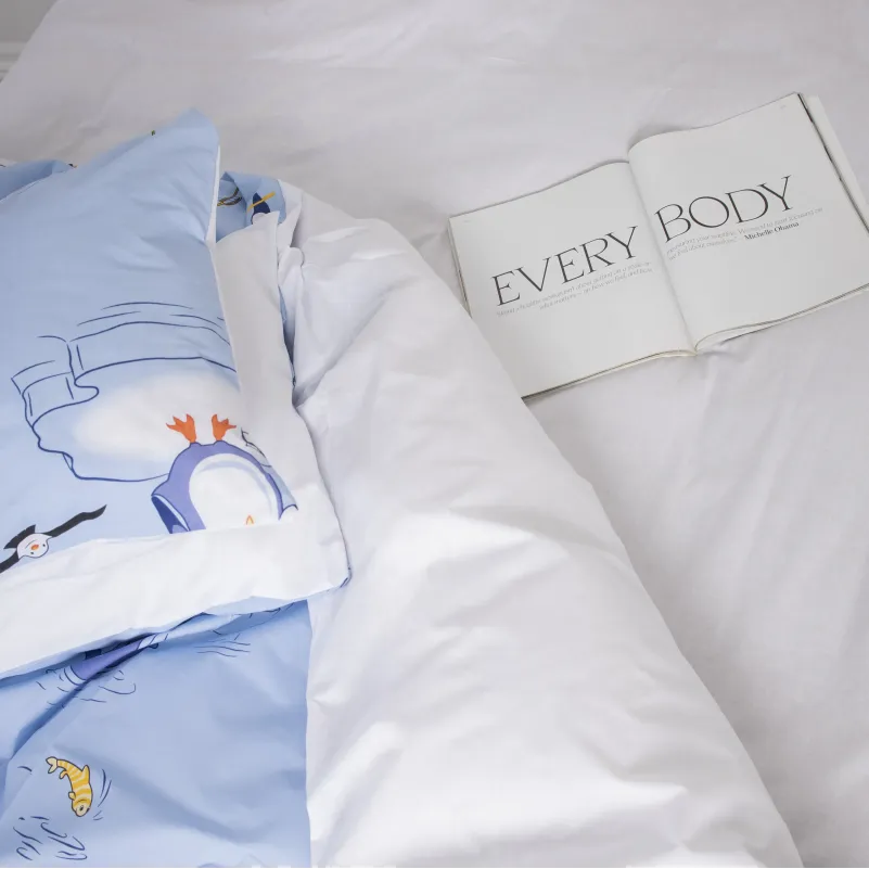 Комплект постельного белья  Бязь JUNIOR 17-0619 Funny penguins - 3