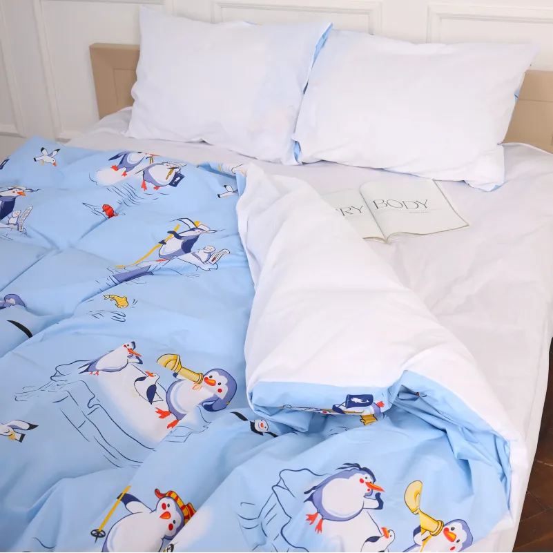 Комплект постельного белья  Бязь JUNIOR 17-0619 Funny penguins