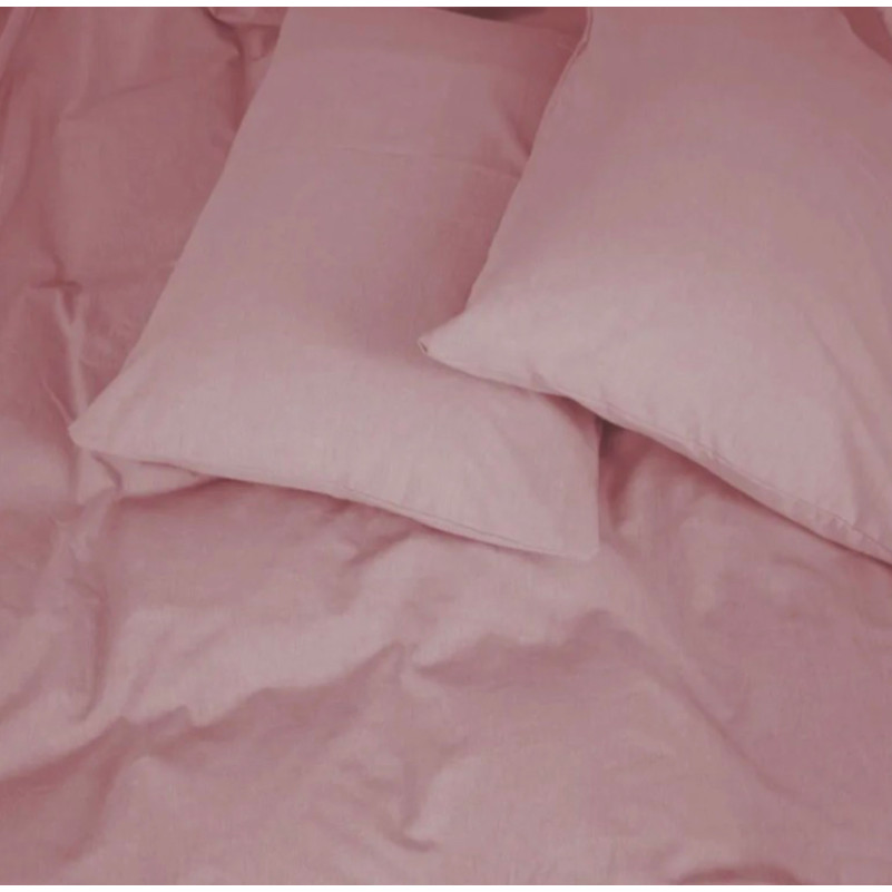 Простынь на резинке Вареный хлопок  40-0027 Rose Blush - 2