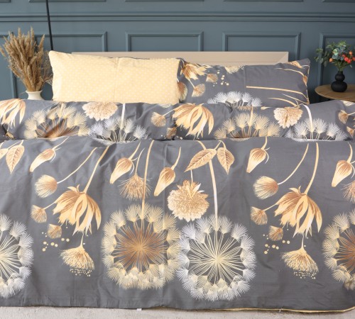 Комплект постільної білизни Ranforce Elite 17-0841 Golden Dandelion