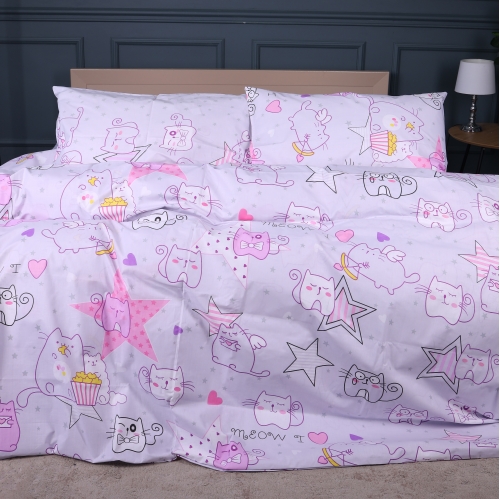 Комплект постельного белья Ranforce Elite 17-0774 Cat party