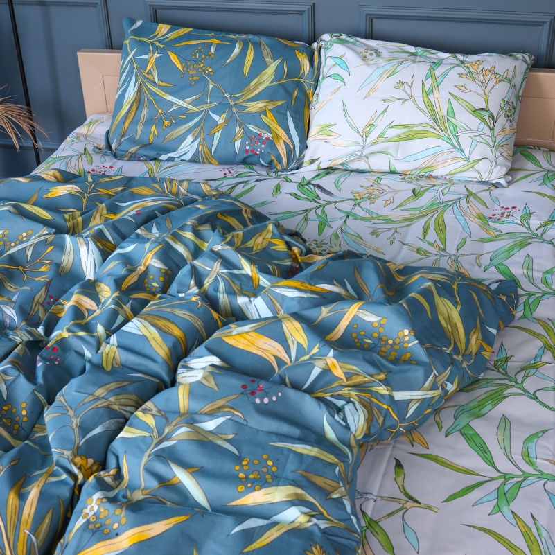 Комплект постільної білизни Бязь 17-0830 Botanical accents