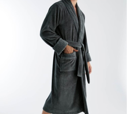 Халат М Royal Man antrasit