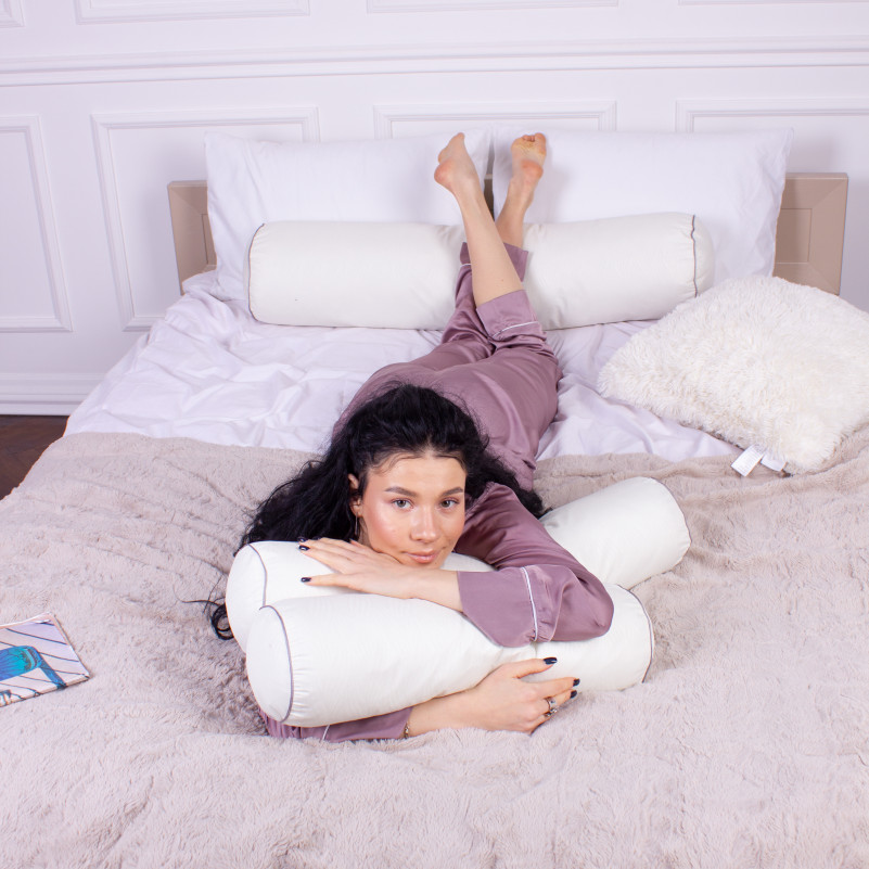 Подушка-валик №8343 Eco Line Creamy BamBoo - 10