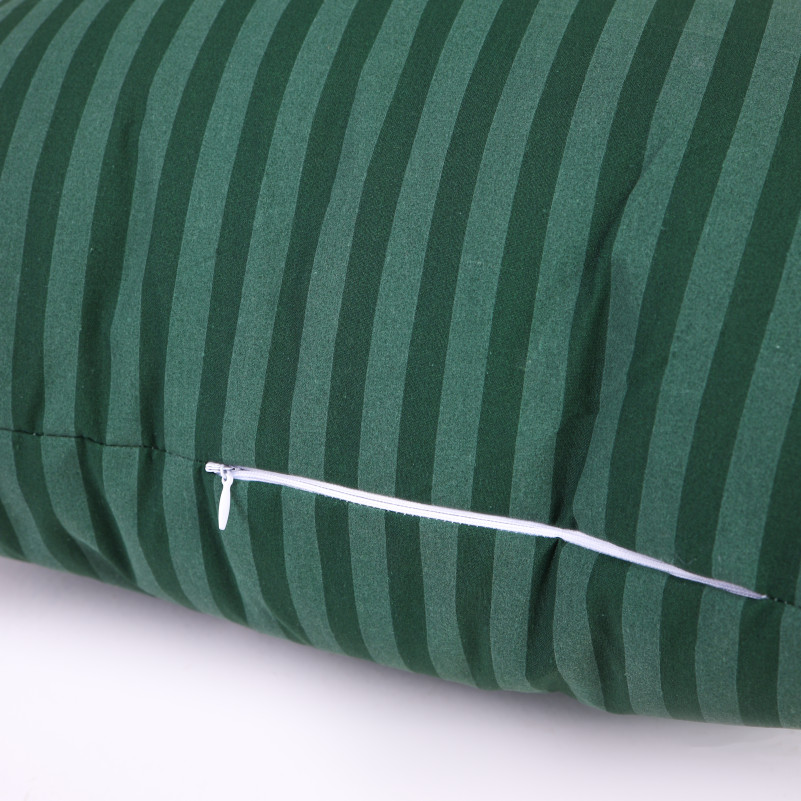 Набор подушек №0108-6 Сolor Fun Line 17-0612 Stripe Emerald Silk (средние) - 1