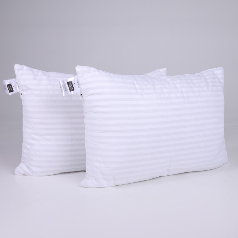 Набор подушек №0126-7 Сolor Fun Line 17-0605 Stripe White Silk (средние)