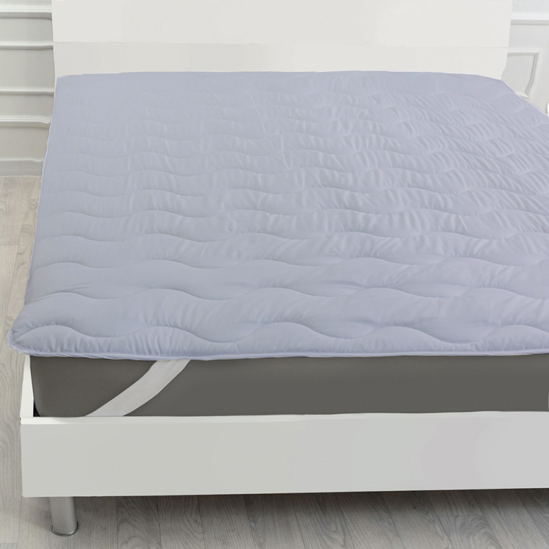 Наматрасник №9053 Eco Light Gray (Bamboo) (обычный на резинке по углам) Фото - 7