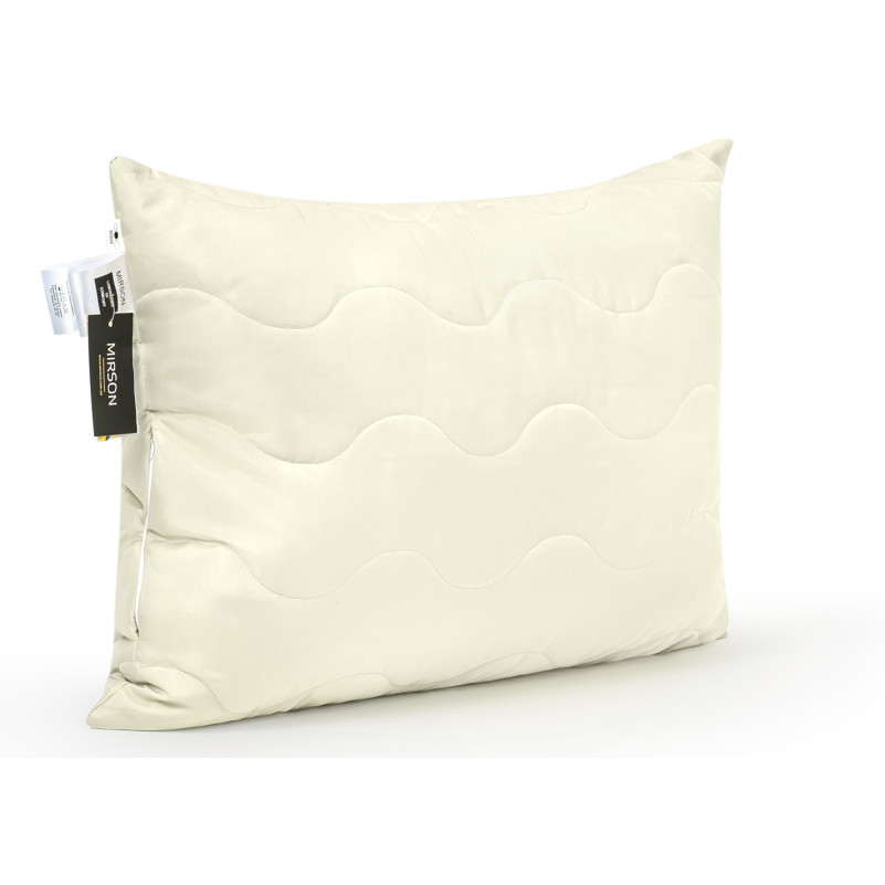 Подушка антиалергенна Eco Light Creamy №1620 Eco-Soft мікросатин - 4