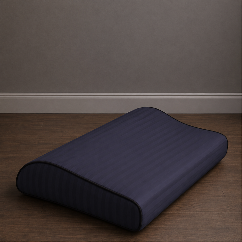 Наволочка №10030 Satin Stripe 30-0021 Dark Blue