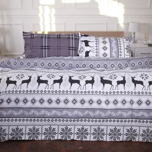 Комплект постельного белья Ranforce Elite TEENAGER 17-0654 Reindeer