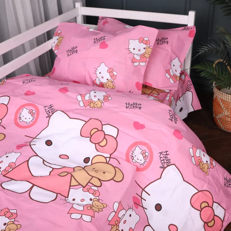 Комплект постельного белья Бязь JUNIOR 17-0903 Kitty Sweet Hearts