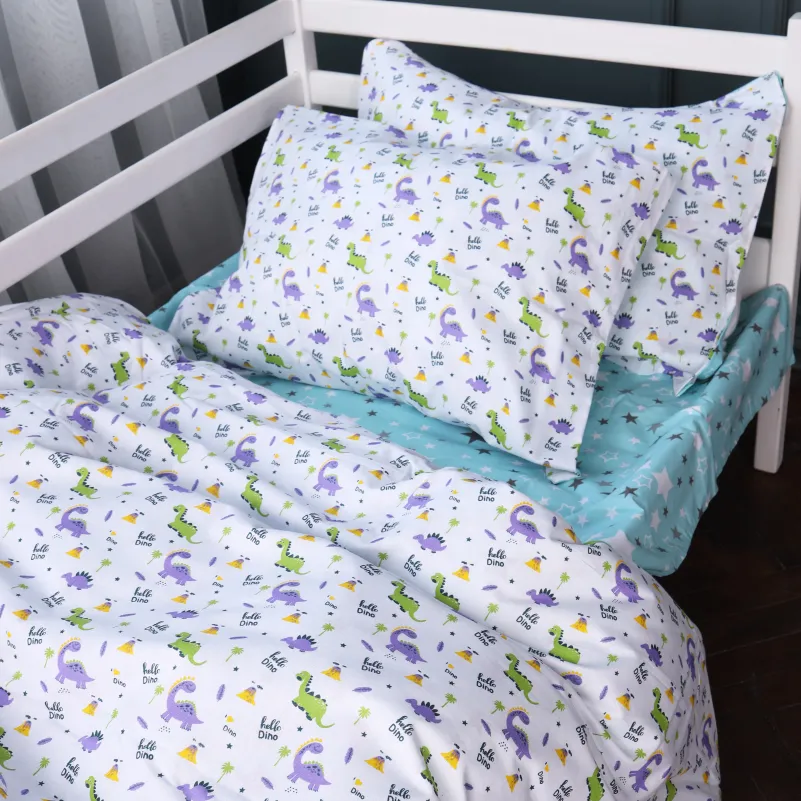 Комплект постельного белья Бязь JUNIOR 18-0001 Hello Dino - 3