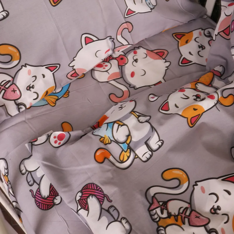 Комплект постельного белья Бязь JUNIOR 17-0690 Моя ти киця - 4