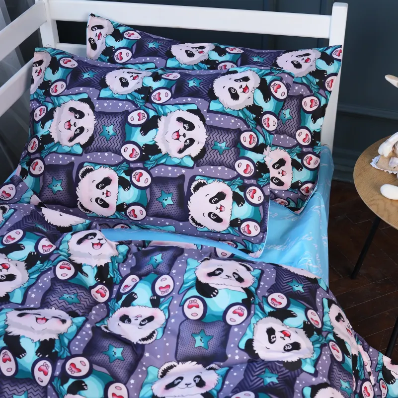 Комплект постельного белья Ranforce Elite JUNIOR 17-0722 Tiny Panda - 4