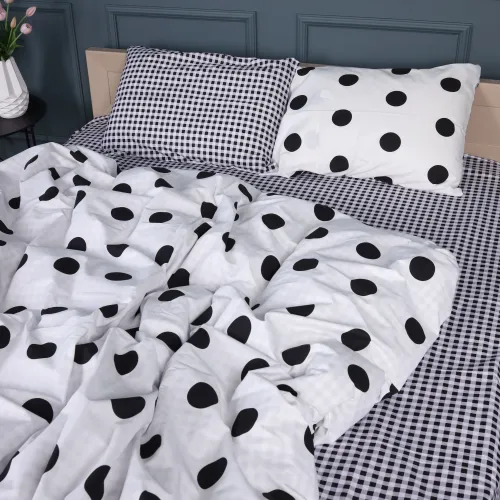 Комплект постельного белья Бязь JUNIOR 17-0664 Cell Circles