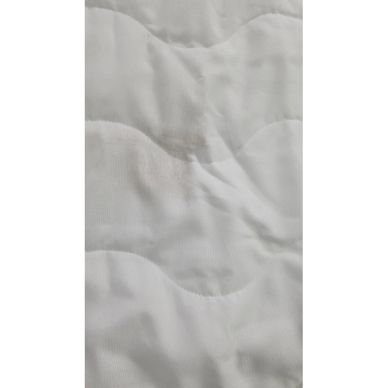 Наматрацник №1712 Eco Light White (EcoSilk) звичайний, з гумкою по кутам УЦІНКА - 1