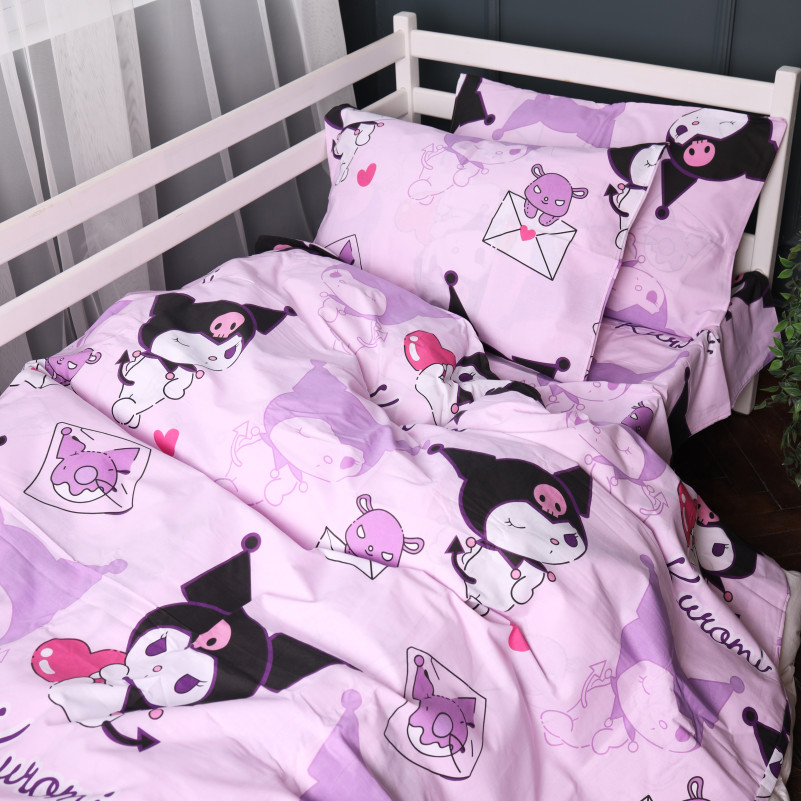 Комплект постельного белья Ranforce Elite 17-0869 Lovely Kuromi