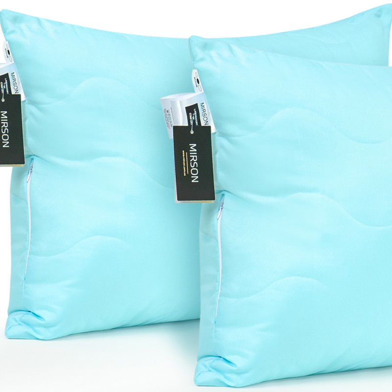Набор хлопковых подушек Eco Light Blue №1625 хлопок микросатин